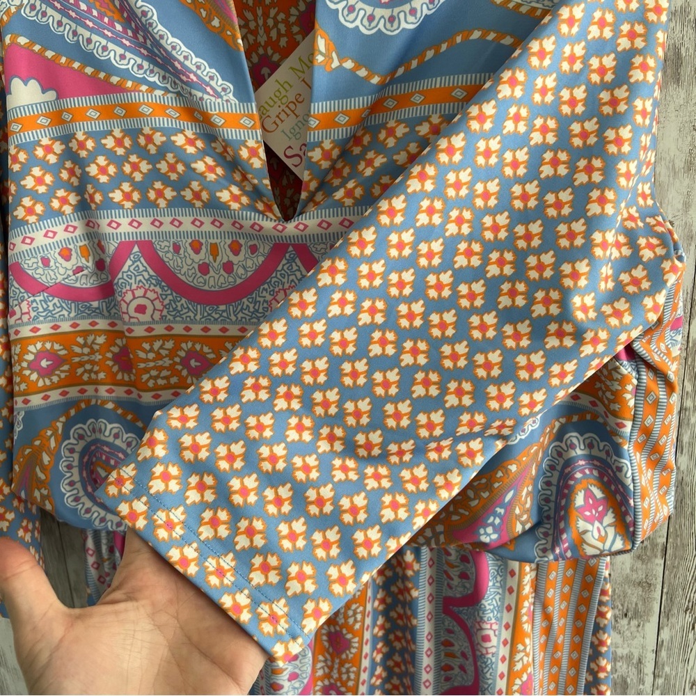 Gretchen Scott Designs Multi-Color Paisley Mini Dress - Picture 3 of 5